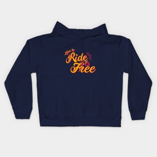 Live to ride Bicycle Free Kids Hoodie